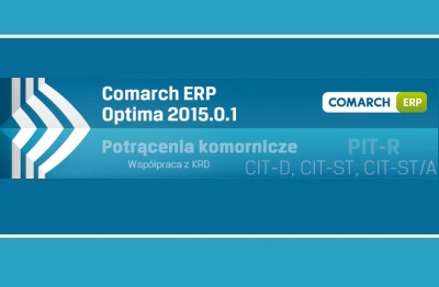 Nowa wersja Comarch ERP Optima 2015.0.1